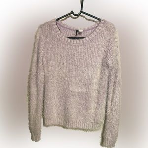light and fluffy crewneck sweater